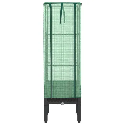 Strat Înălțat cu Seră Ratan - Protecție Plantă