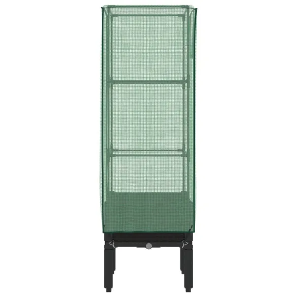 Strat Înălțat cu Seră Ratan - Protecție Plantă