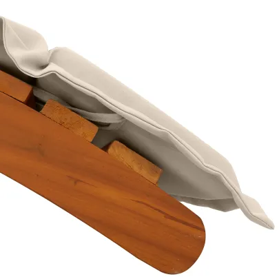 Șezlonguri cu Perne - Set 2 Buc - Lemn Acacia - Livrare Gratuită