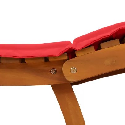 Șezlonguri Exterior 2 buc - Lemn Acacia - Livrare Gratuită