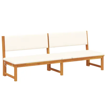 Șezlong Ajustabil din Lemn de Acacia pentru Exterior