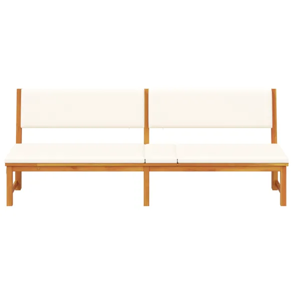 Șezlong Ajustabil din Lemn de Acacia pentru Exterior