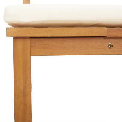 Șezlong Ajustabil din Lemn de Acacia pentru Exterior