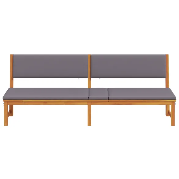 Șezlong 3 în 1 Lemn Acacia - Mobilier Gradina Modern