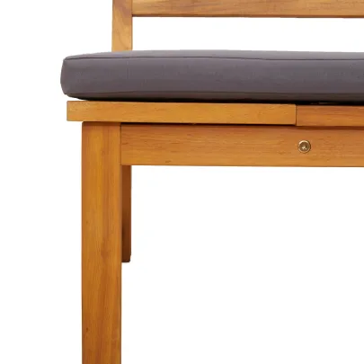 Șezlong 3 în 1 Lemn Acacia - Mobilier Gradina Modern