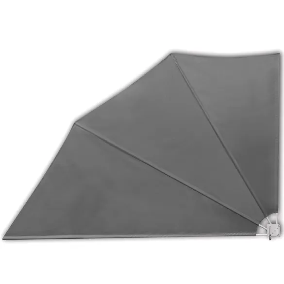 Copertină Laterală Pliabilă Balcon - Gri 160x240 cm