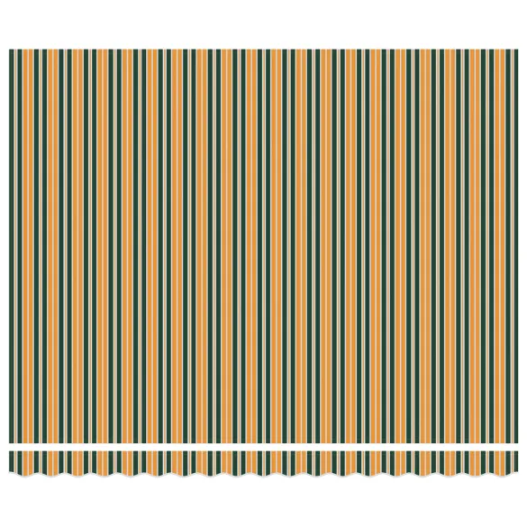 Material Marchiză 4x3m Verde-Galben | Umbră Exterior