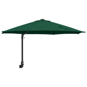 Umbrelă Terasă Verde Mare Înclinabilă - Livrare Gratuită 2