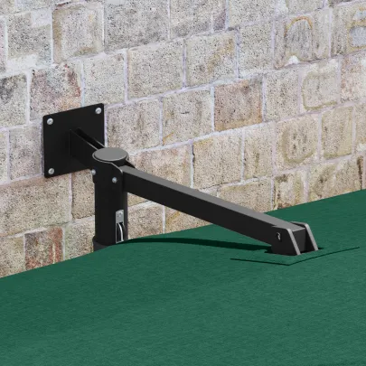 Umbrelă Terasă Verde 3x3m Pliabilă - Livrare Gratuită