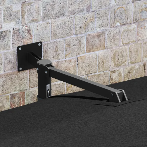 Umbrelă Terasă Mare Înclinabilă Negru - Livrare Gratuită