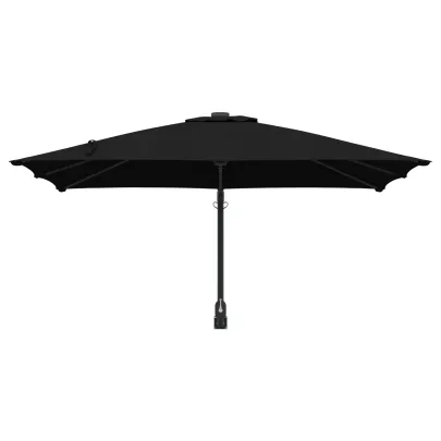 Umbrelă Terasă Mare Înclinabilă Negru - Livrare Gratuită