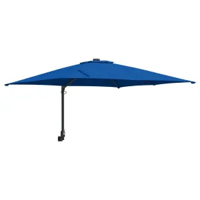 Umbrelă Terasă Albastru Azur Ajustabilă | Livrare Gratuită 2