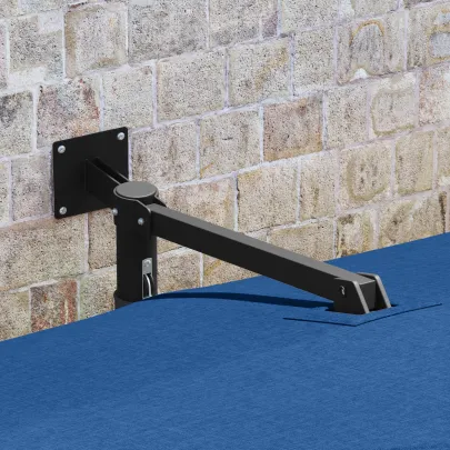 Umbrelă Terasă Albastru Azur Ajustabilă | Livrare Gratuită