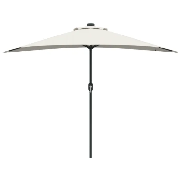 Umbrelă Grădină Jumătate - Aluminiu Nisip - 294 cm - Livrare Gratuită