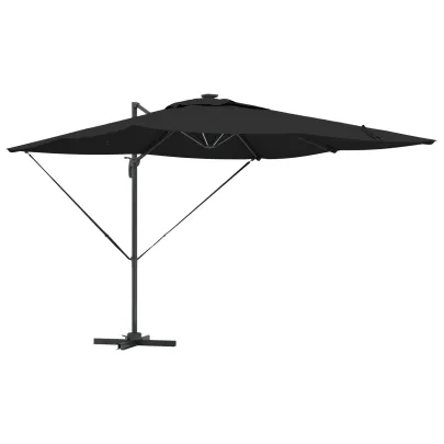 Umbrelă Cantilever Roma cu LED-uri Solare | Livrare Gratuită