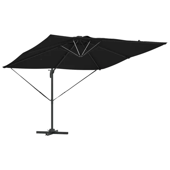 Umbrelă Cantilever Roma cu LED-uri Solare | Livrare Gratuită