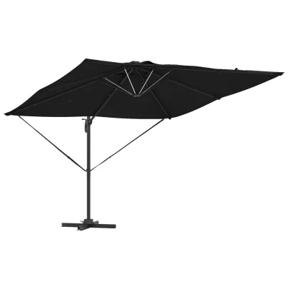 Umbrelă Cantilever Roma cu LED-uri Solare | Livrare Gratuită