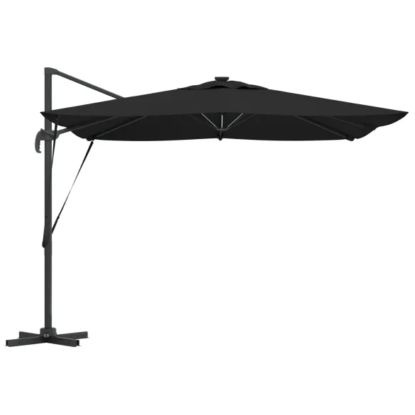 Umbrelă Cantilever Roma cu LED-uri Solare | Livrare Gratuită
