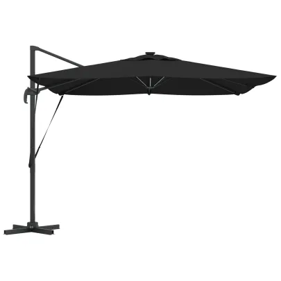 Umbrelă Cantilever Roma cu LED-uri Solare | Livrare Gratuită