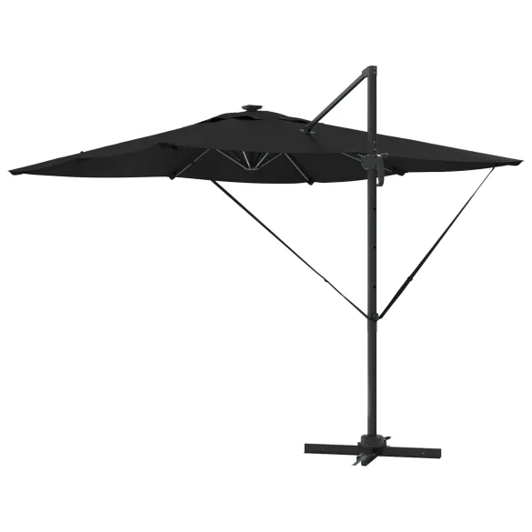 Umbrelă Cantilever Roma cu LED-uri Solare | Livrare Gratuită