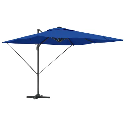 Umbrelă Cantilever Roma cu LED-uri - Livrare Gratuită