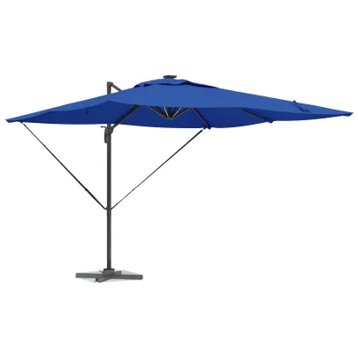 Umbrelă Cantilever Roma cu LED-uri - Livrare Gratuită