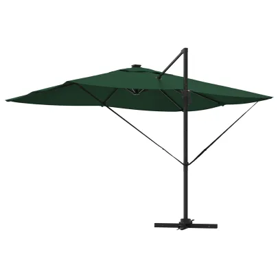 Umbrelă Cantilever Roma cu LED-uri Solar | Livrare Gratuită