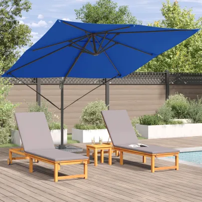 Umbrelă Terasă Cantilever Albastru Azur 3m - Livrare Gratuită