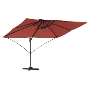 Umbrelă Cantilever Teracotă Poliester - Oțel Mare 2