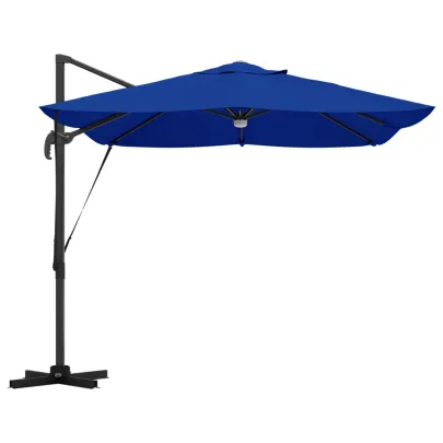 Umbrelă Cantilever Albastră Azur - Livrare Gratuită