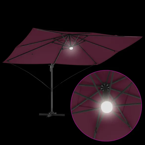 Umbrelă Cantilever Bordo 250cm - Livrare Gratuită