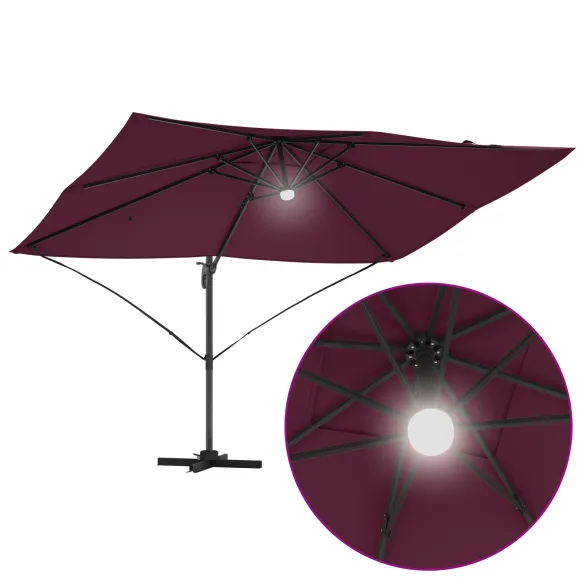 Umbrelă Cantilever Bordo 250cm - Livrare Gratuită