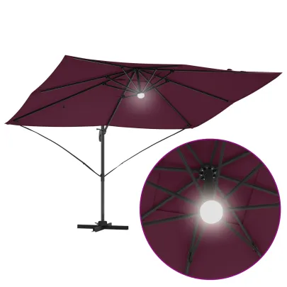Umbrelă Cantilever Bordo 250cm - Livrare Gratuită
