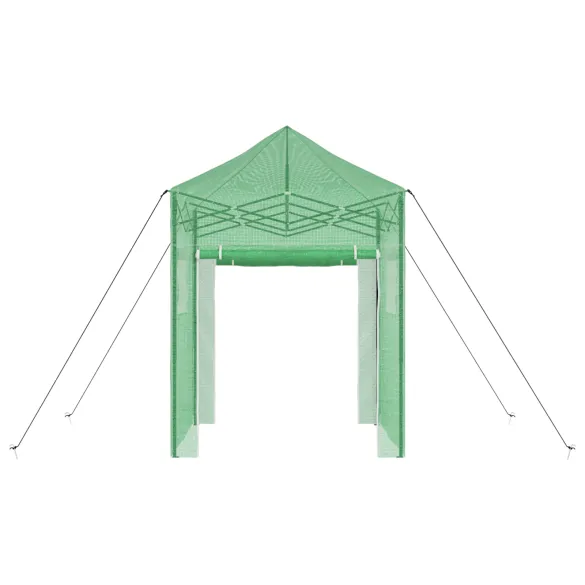 Seră Verde Manuală 200x200x300 cm | Oțel Rezistent Seră Verde Manuală 200x200x300 cm | Oțel Rezistent