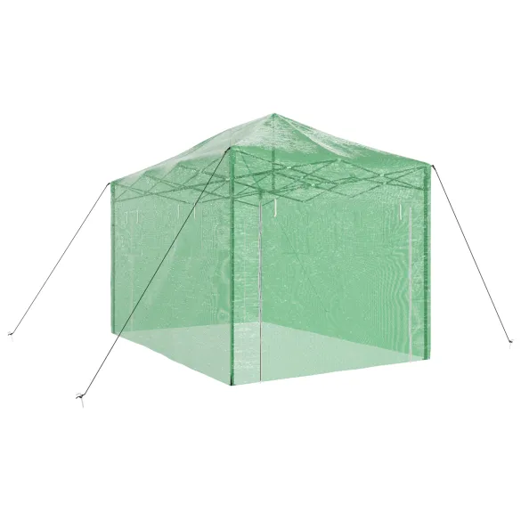Seră Verde Pliabilă - Oțel Durabil | Acoperiș Manual Seră Verde Pliabilă - Oțel Durabil | Acoperiș Manual
