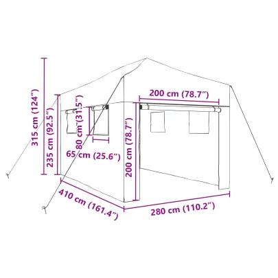 Seră Verde Pliabilă - Oțel Durabil | Acoperiș Manual