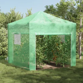 Seră Verde Manuală 290x290x315 cm | Livrare Gratuită