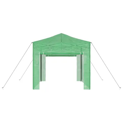 Seră Verde Manuală 290x290x315 cm | Livrare Gratuită