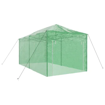 Seră Pop-up Verde 290x580x315 cm | Oțel Rezistent | Livrare Gratuită