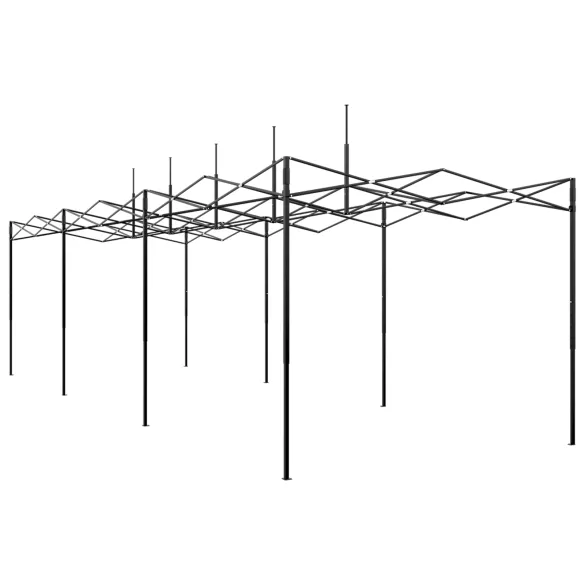Seră Verde Pliabilă cu Acoperiș Manual | Oțel Rezistent