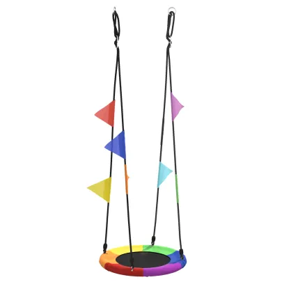 Leagăn Suspendat Curcubeu Copii - 100 kg | Livrare Gratuită