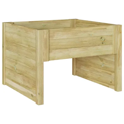 Garaj Lemn Mașină Tuns Iarbă Robotică cu Planter