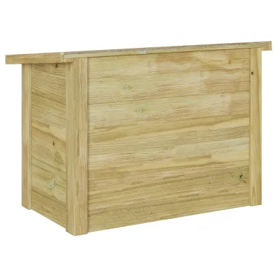 Cutie Depozitare Lemn Exterior 44x80x57 cm - Comandă Acum