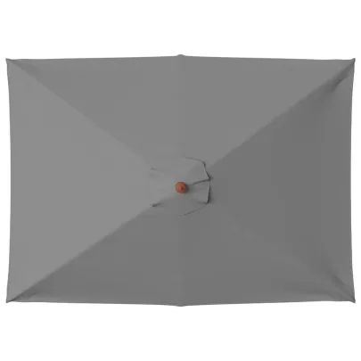 Umbrelă de soare exterior lemn 150x200 cm antracit - Cumpără acum