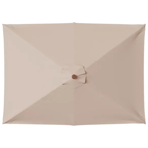 Umbrelă de soare exterior lemn gri taupe | Livrare gratuită