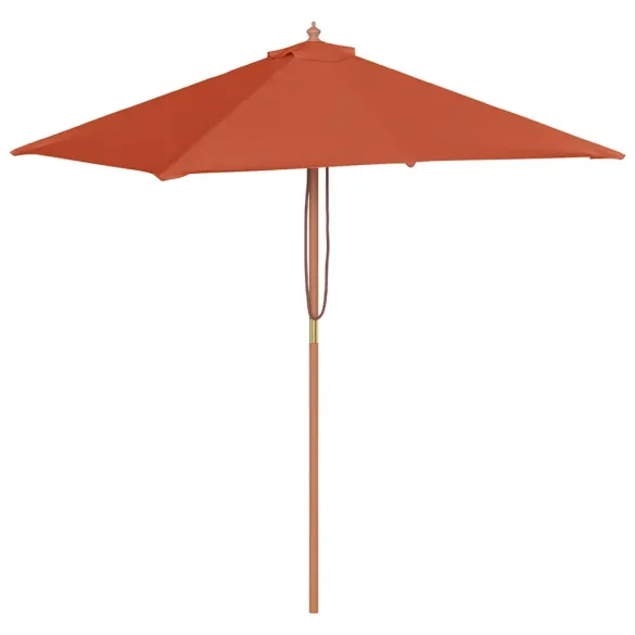 Umbrelă de soare lemn 150x200 cm - Protecție UV - Livrare Gratuită