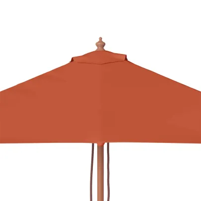 Umbrelă de soare lemn 150x200 cm - Protecție UV - Livrare Gratuită