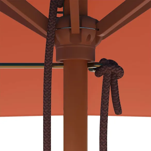 Umbrelă de soare lemn 150x200 cm - Protecție UV - Livrare Gratuită