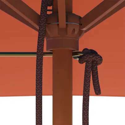 Umbrelă de soare lemn 150x200 cm - Protecție UV - Livrare Gratuită