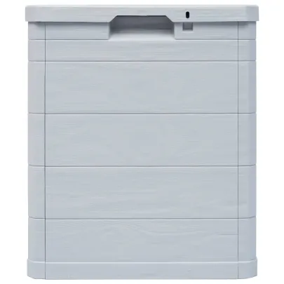 Ladă Depozitare Exterior 90L - Gri Deschis | Livrare Gratuită